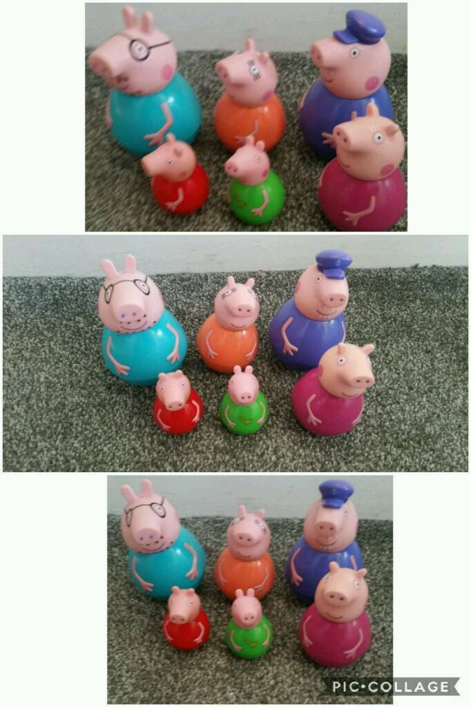 peppa pig weebles grandma and grandpa house set